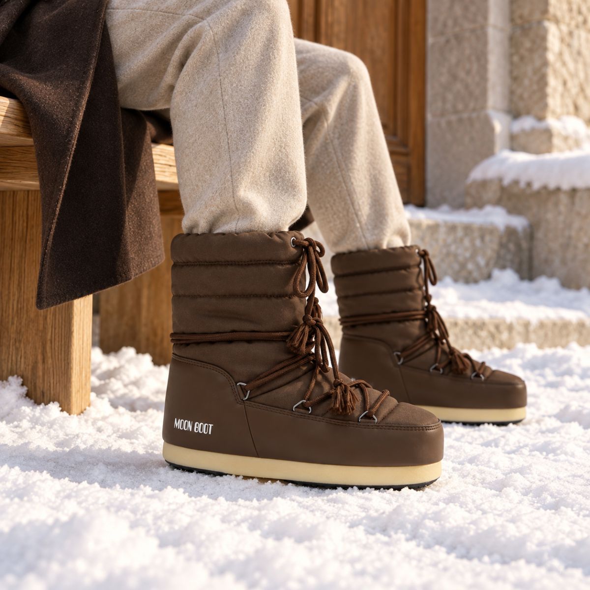 moon Moon Boot EVX Light Nylon Cocoa – Tønnesen 1937