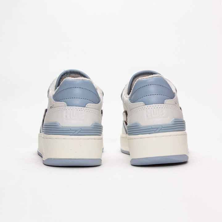 HUB Smash Sneaker Off-White/Light Blue W