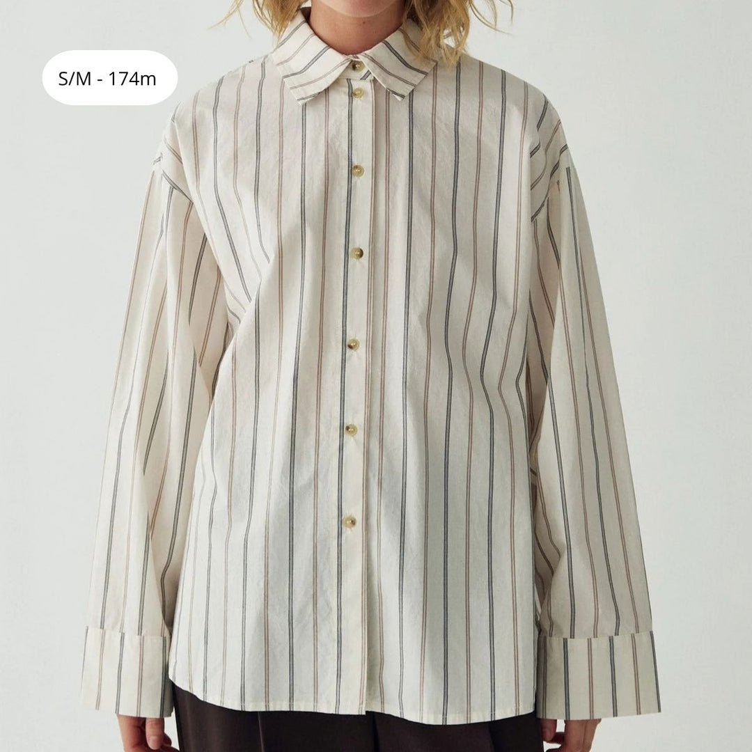 Noella N-Lavonda Shirt Ellington White Stripe