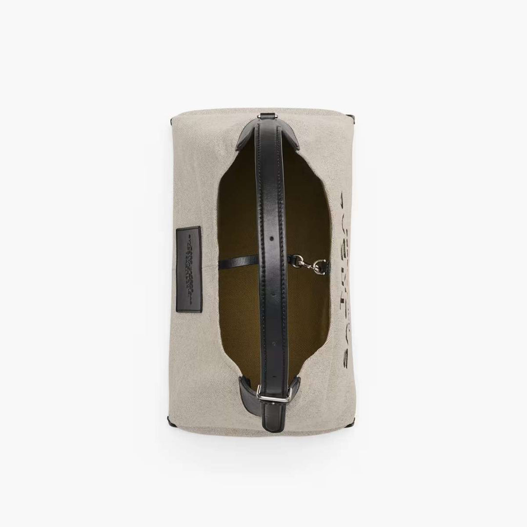 Marc Jacobs The Belted Sack Canvas Leather Ivory/Black