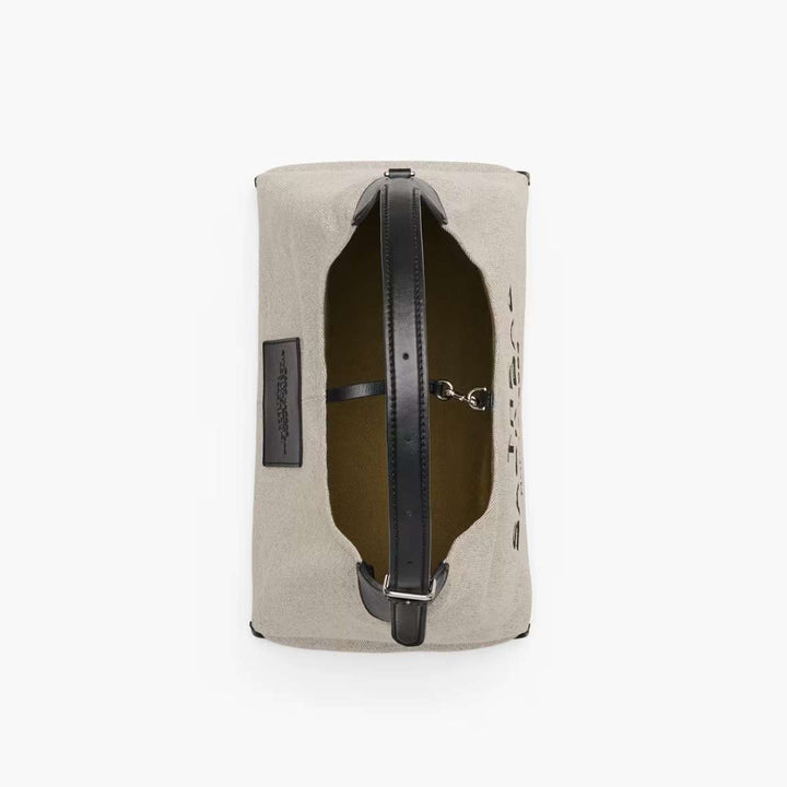 Marc Jacobs The Belted Sack Canvas Leather Ivory/Black