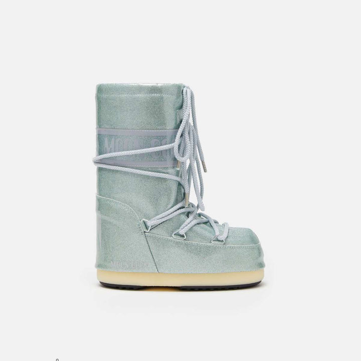 Moon Boot Icon Glitter Light Blue JR