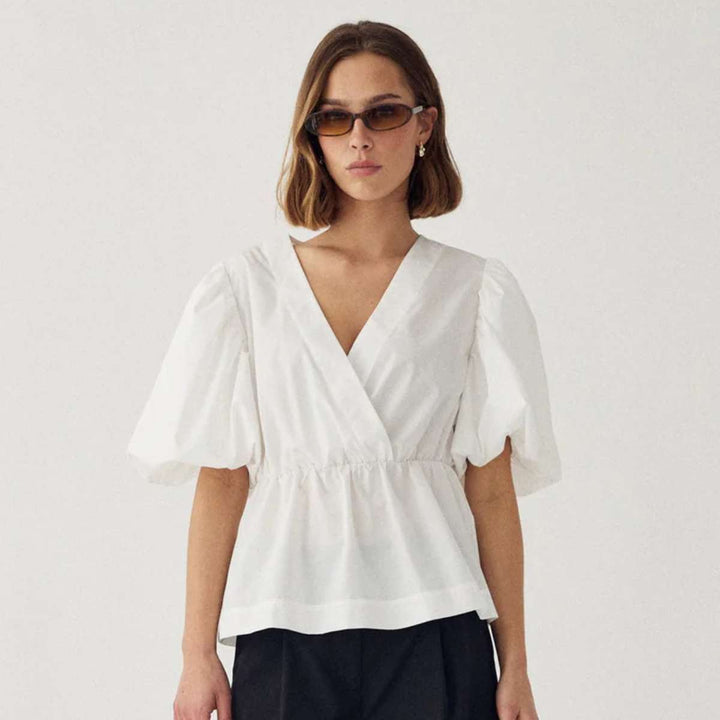 Noella N-Magdalena Blouse White