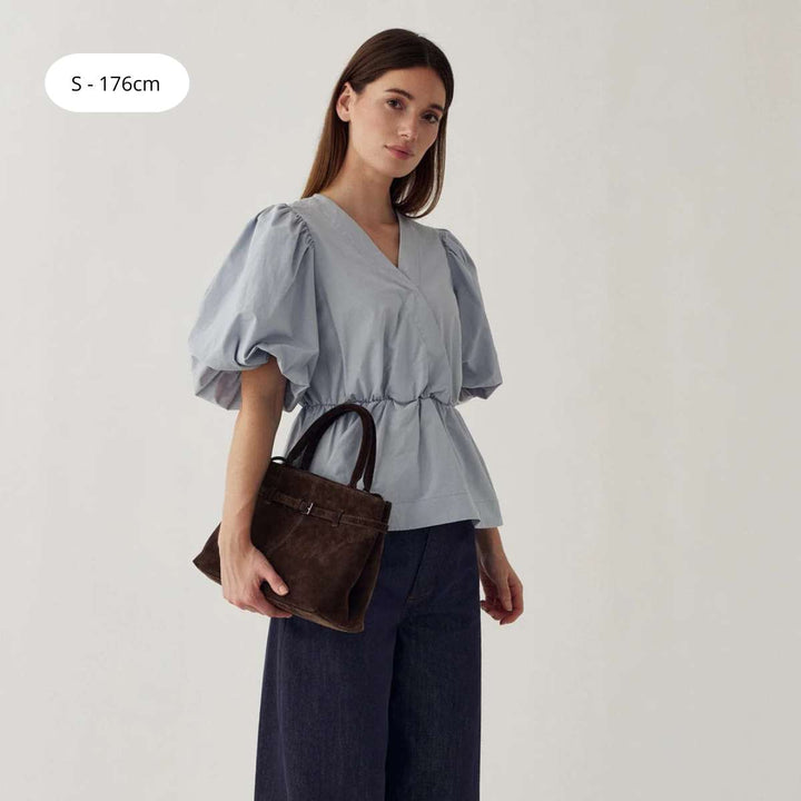Noella N-Magdalena Blouse Dusty Blue