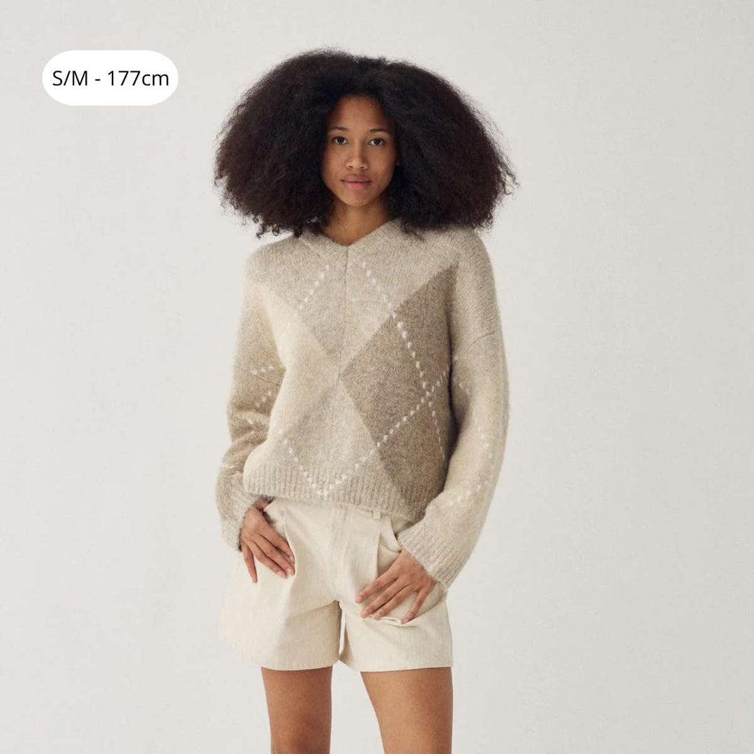 Noella Lai Knit Beige Mix