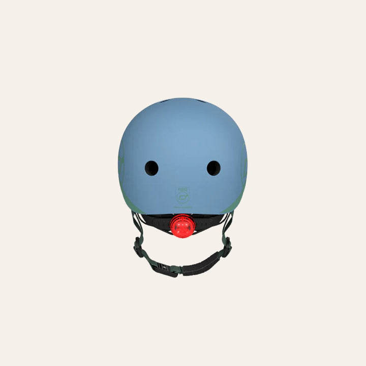 Sykkelhjelm 45-51cm m/LED Steel Scoot&Ride