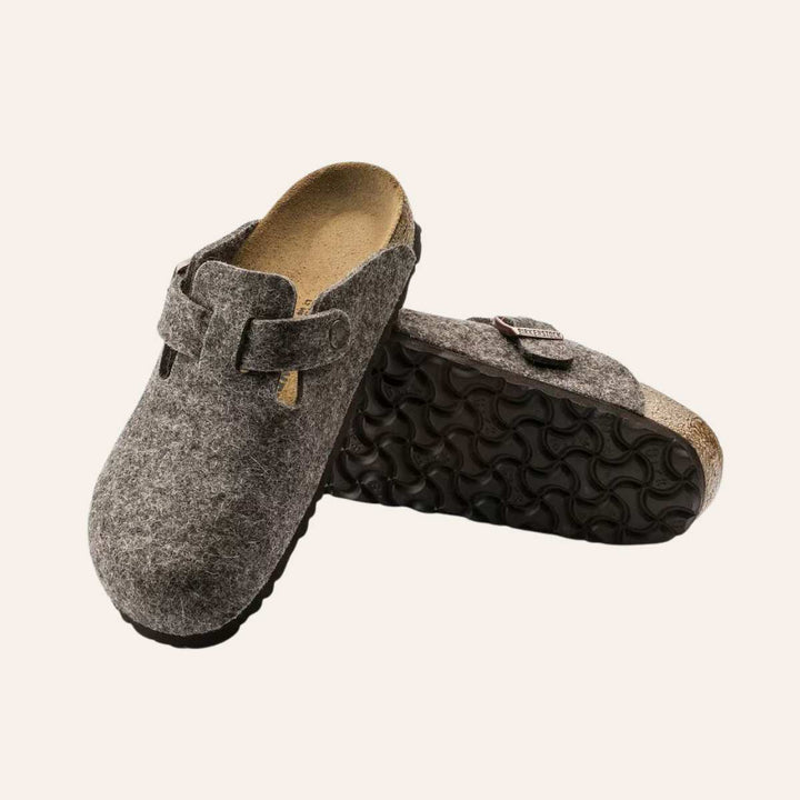 Birkenstock Tøfler Smal Boston Cocoa W