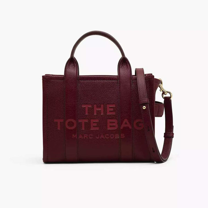 Marc Jacobs The Leather Medium Tote Bag Cherry