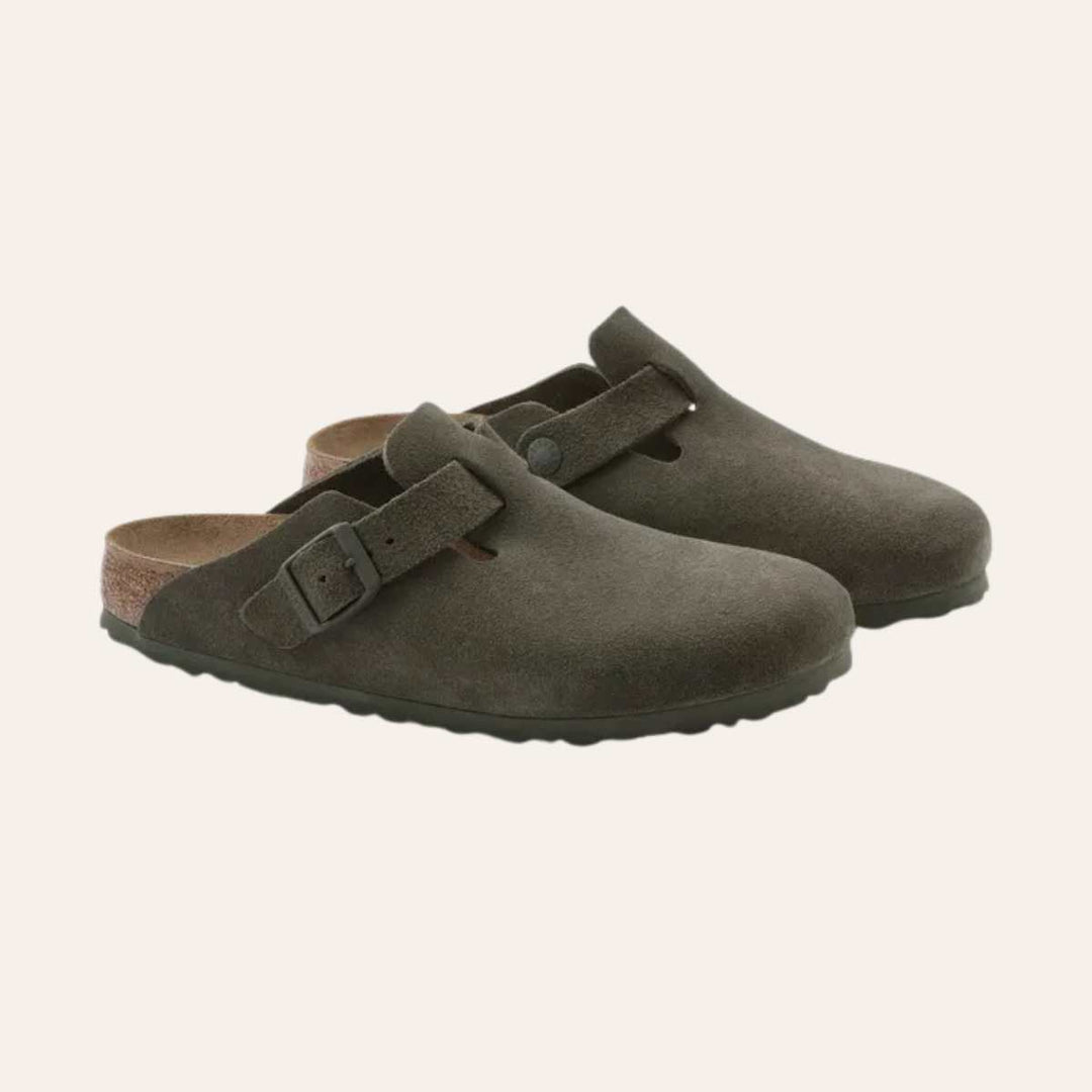 Birkenstock Boston Regular Suede Leather Thyme M