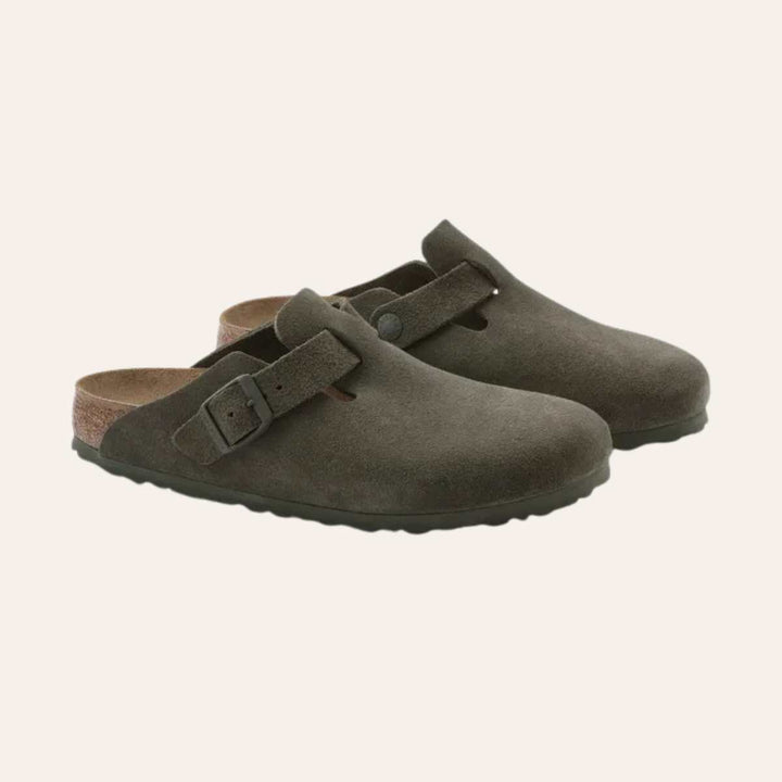 Birkenstock Boston Regular Suede Leather Thyme M