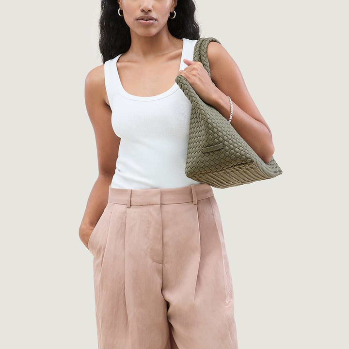 Naghedi St Barths Medium Tote Olea