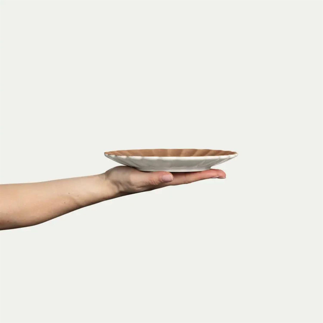 Mateus Oyster Tallerk Cinnamon 20cm