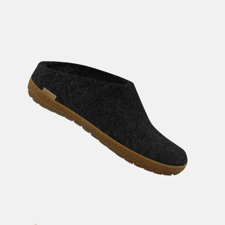 Glerups BR Slip-On Ulltøfler Charcoal M