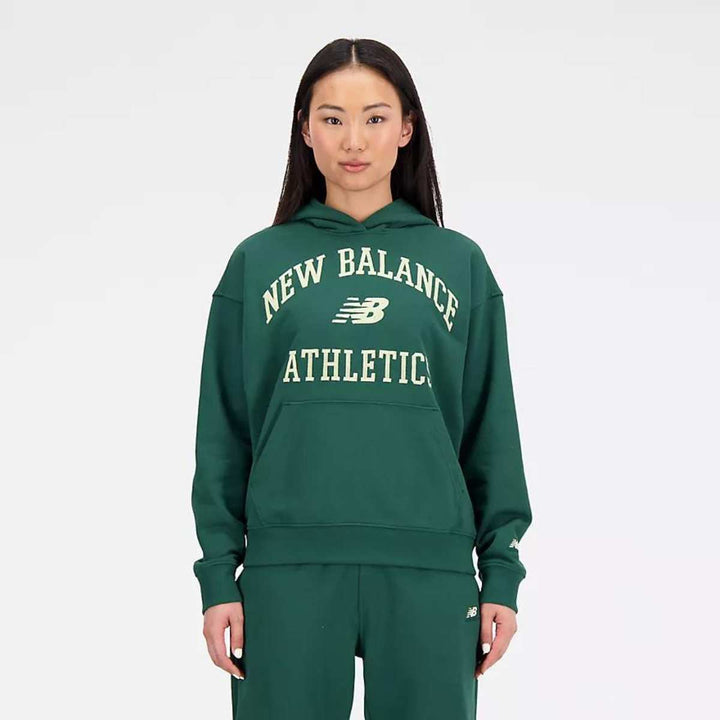New Balance Athletics Hoodie Grønn