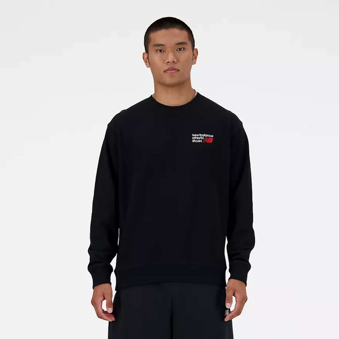 New Balance Atletic Crew Black - genser fra New Balance, bilde 2