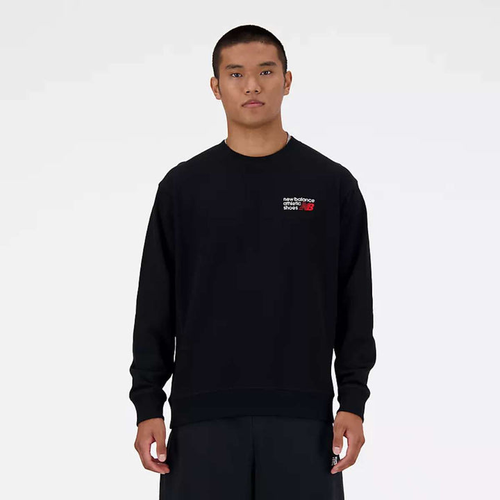 New Balance Atletic Crew Black - genser fra New Balance, bilde 2