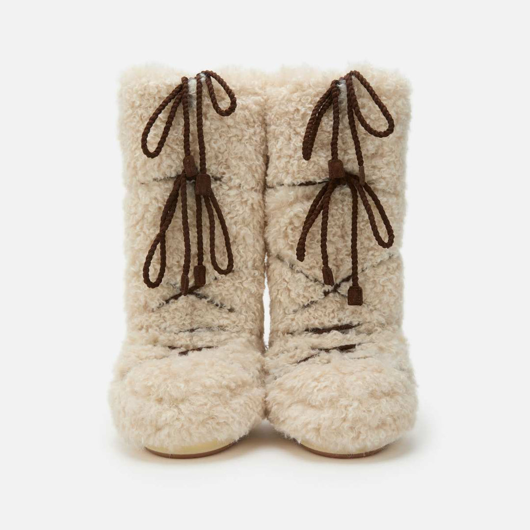 Moon Boots Icon Curly Extra Ecru