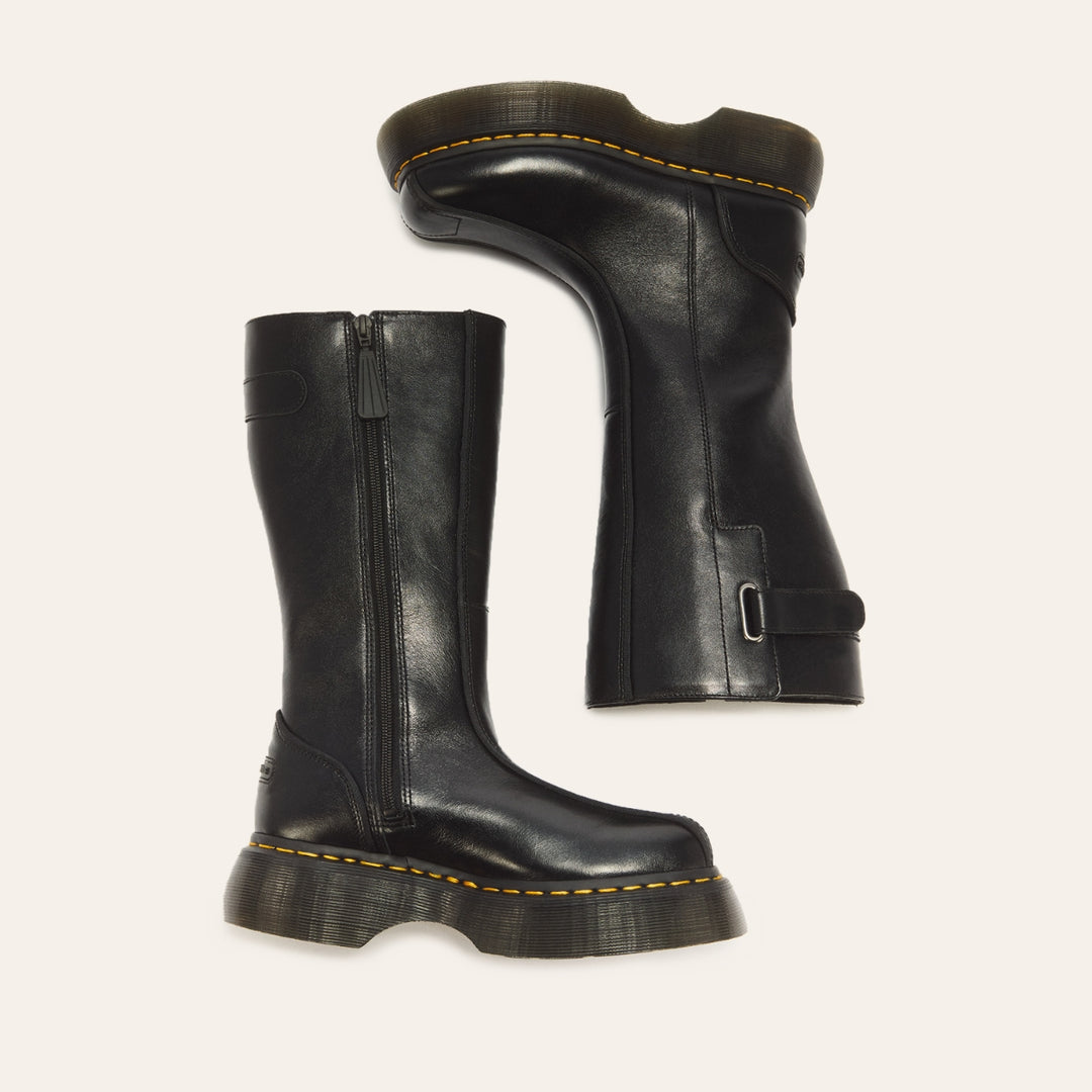 Dr. Martens Buzz HI Milled Gloss Black W