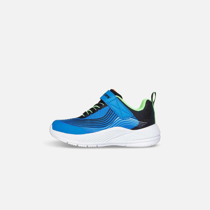 Skechers Microspec Advance Blue/Lime Baby