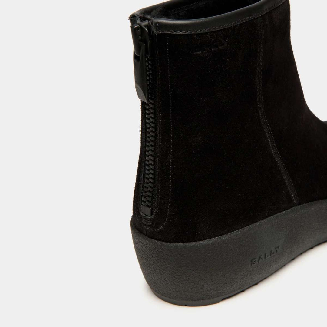 Bally Guard III L Calf Suede Black W