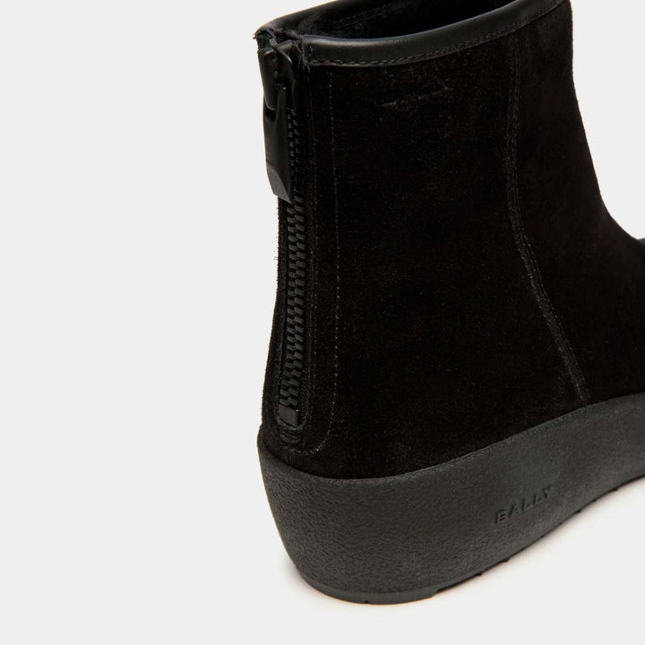 Bally Guard III L Calf Suede Black W