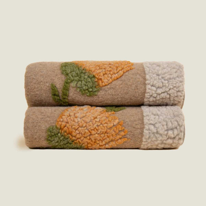 Frati Fane Aprikot Boiled Wool 150x190cm