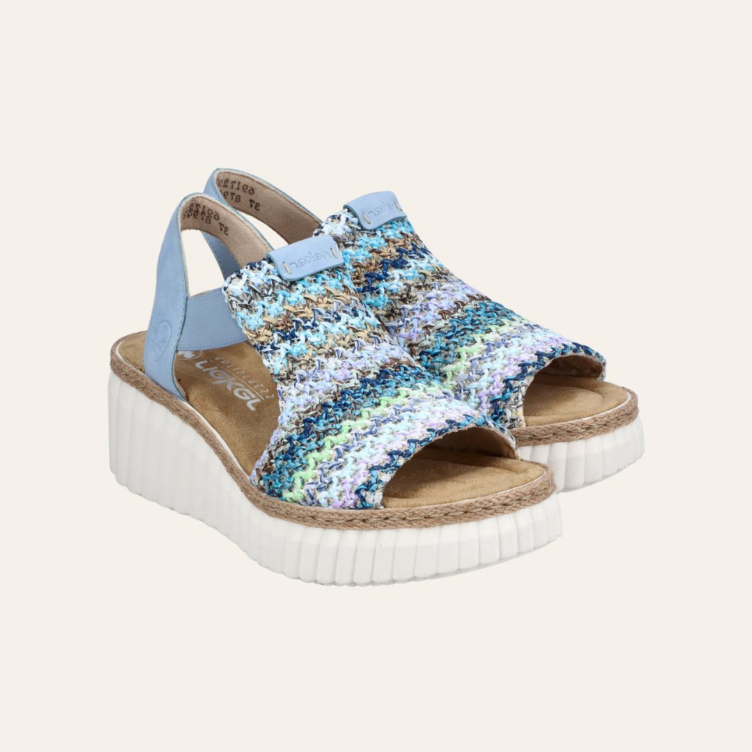 Rieker Kilehælsandal Multi W