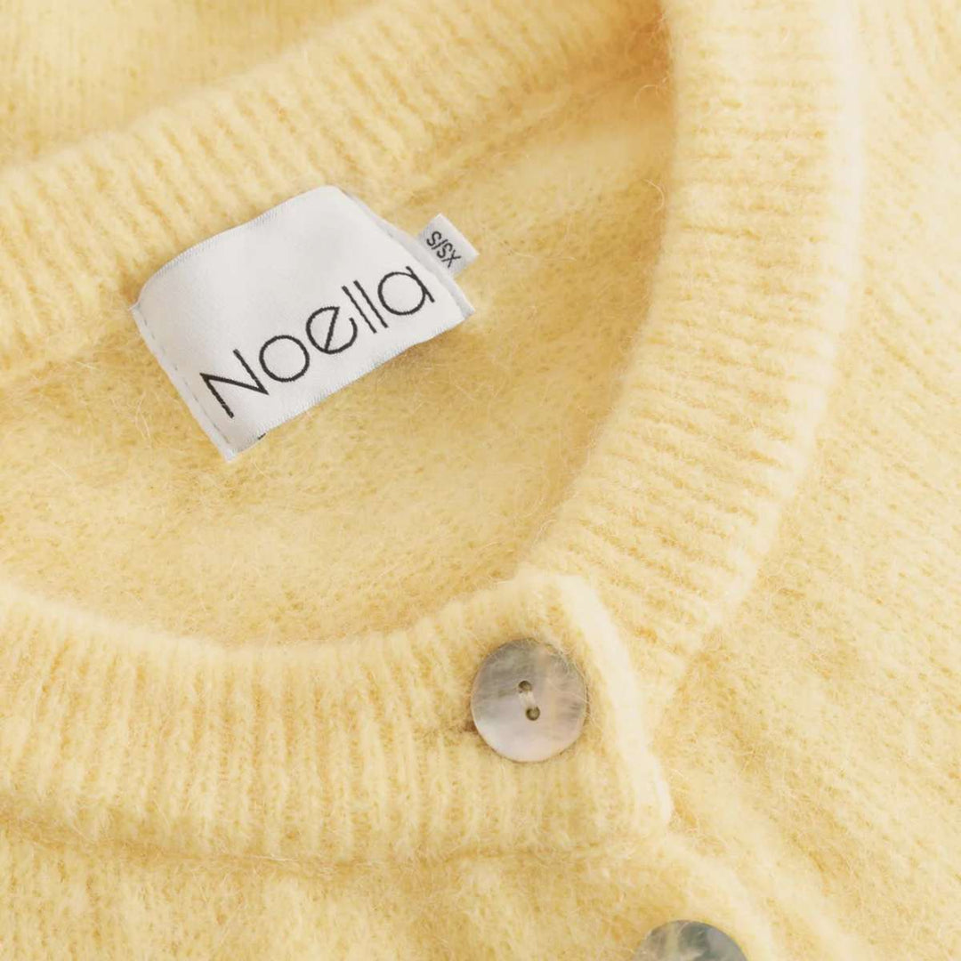 Noella Kae Knit Cardigan Light Yellow