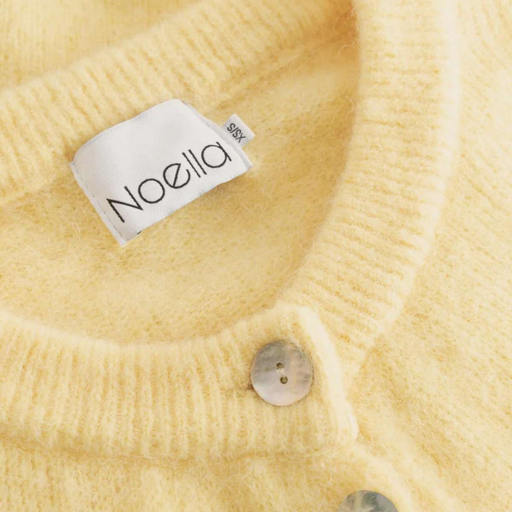 Noella Kae Knit Cardigan Light Yellow