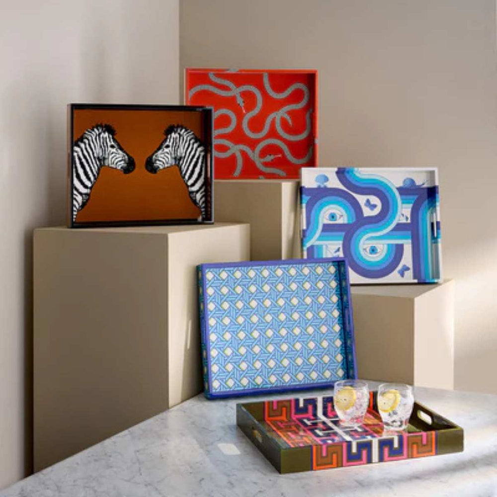 Jonathan Adler Zebra Lacquer Tray - brett fra Jonathan Adler, bilde 2