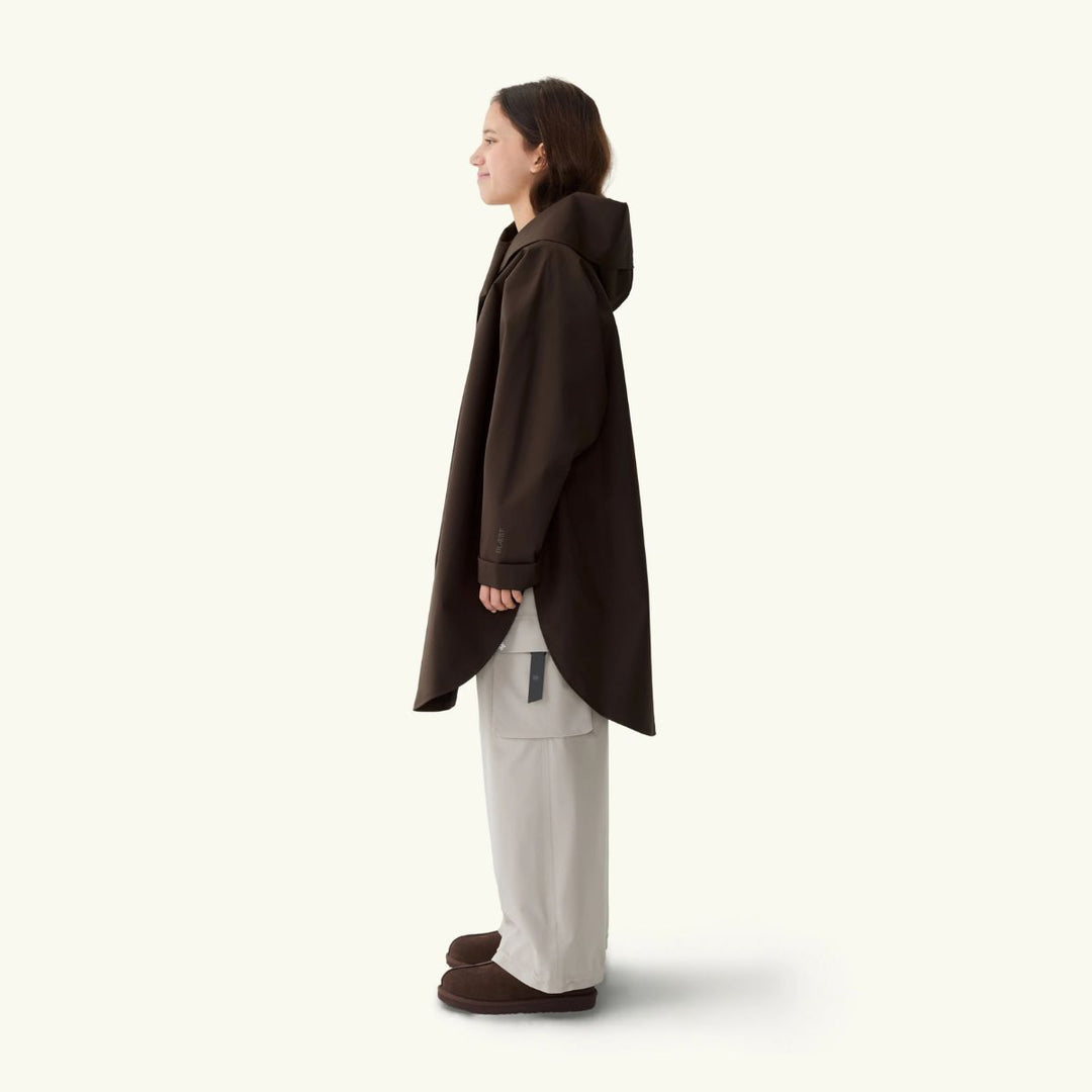 BLÆST Bergen Mini Poncho Java
