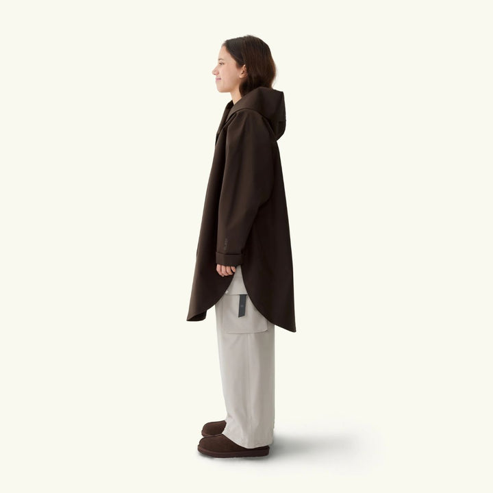 BLÆST Bergen Mini Poncho Java