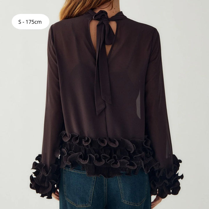 Noella Latanietta Blouse Chocolate