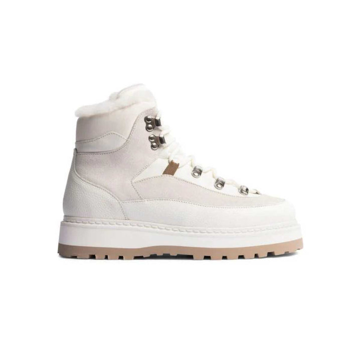 Mono Tag Cap Leather/Suede White W