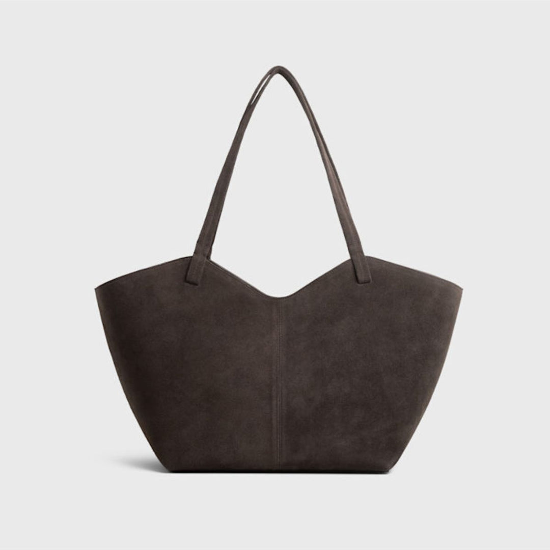 Jim Rickey Maya Large Suede Truffle