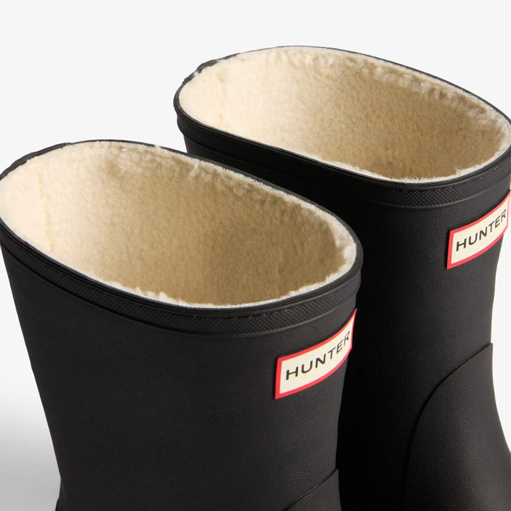 Hunter Downpour Short Insulated Boot Black