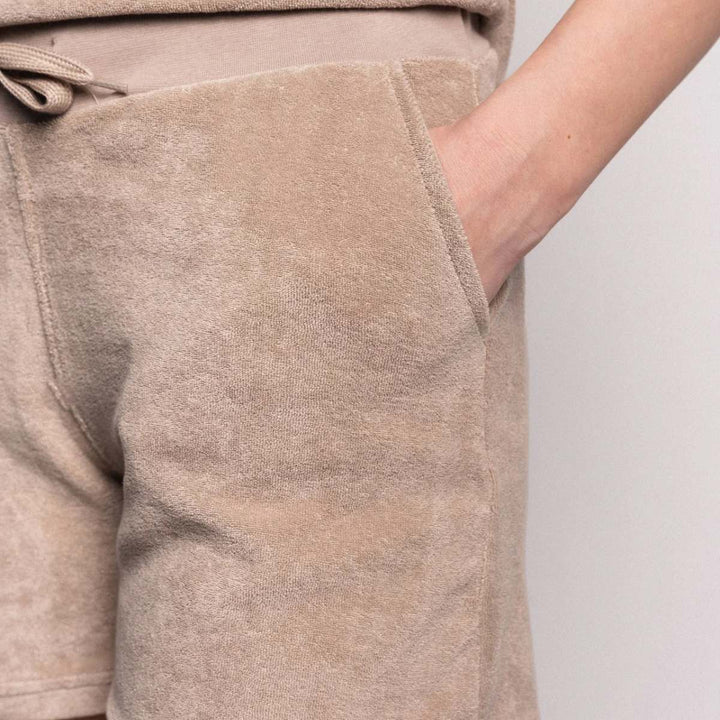 Monel Liz Terry Shorts Mocca
