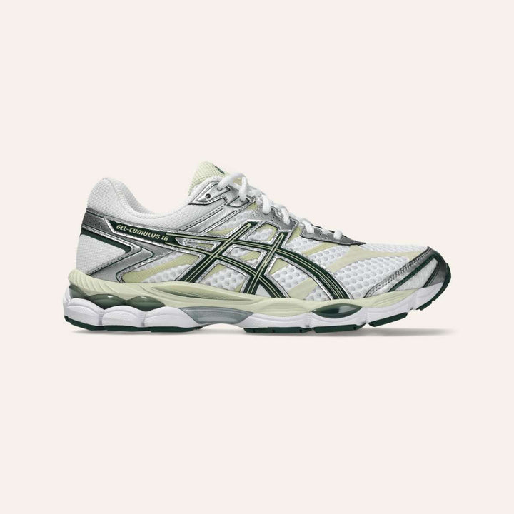 Asics Gel-Cumulus 16 White/Forest Night W