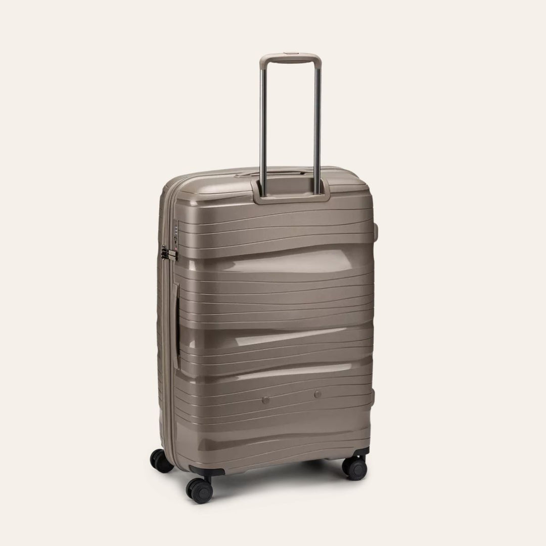 North Pioneer Koffert Stor 77cm Trolley 102L Champagne
