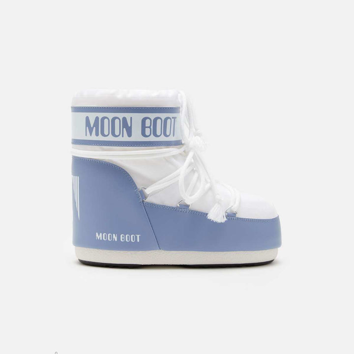 Moon Boot Icon Low Nylon Elephant Grey/White W