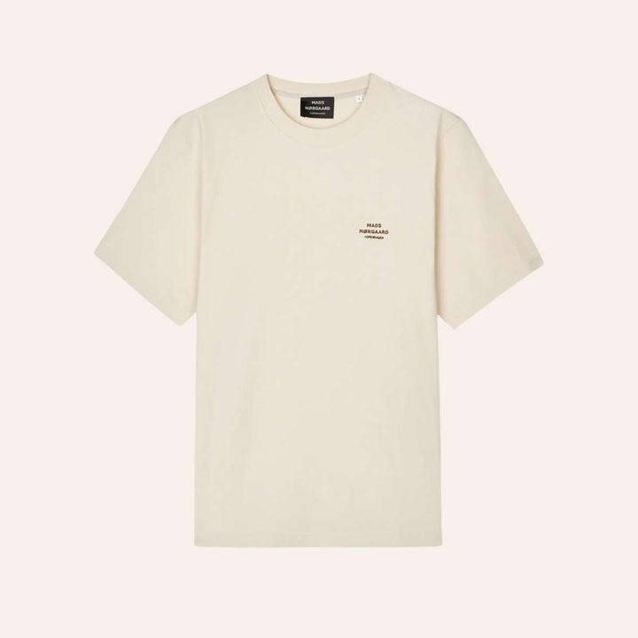 Mads Nørgaard Cotton Jersey Frode Logo Tee Seedpearl