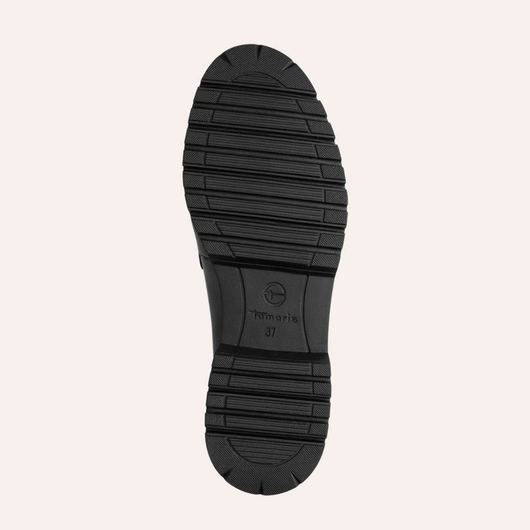 Tamaris Leather Slipper Black W