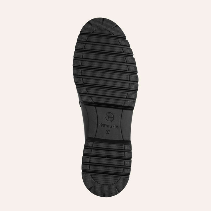 Tamaris Leather Slipper Black W