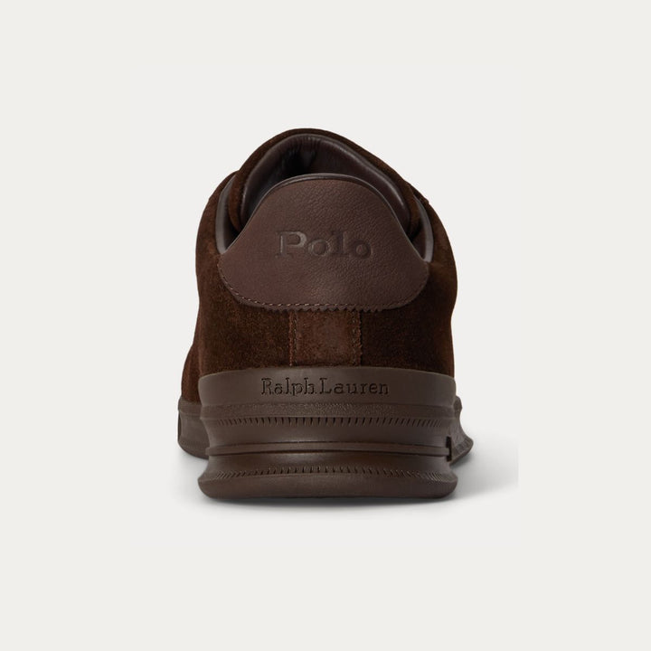Ralph Lauren Heritage Court II Suede Dark Chocolate M