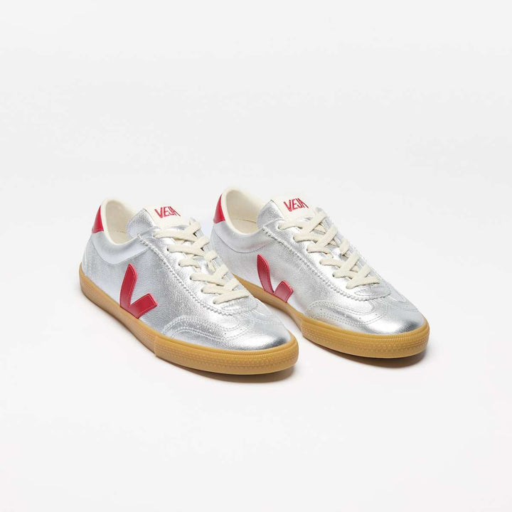 Veja Volley Leather Silver Pepper W