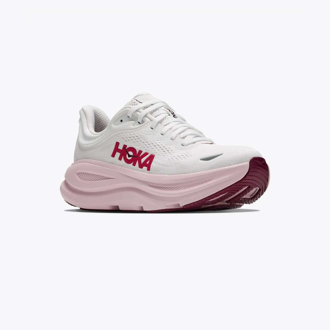 HOKA Bondi 9 White / Pink Opal W