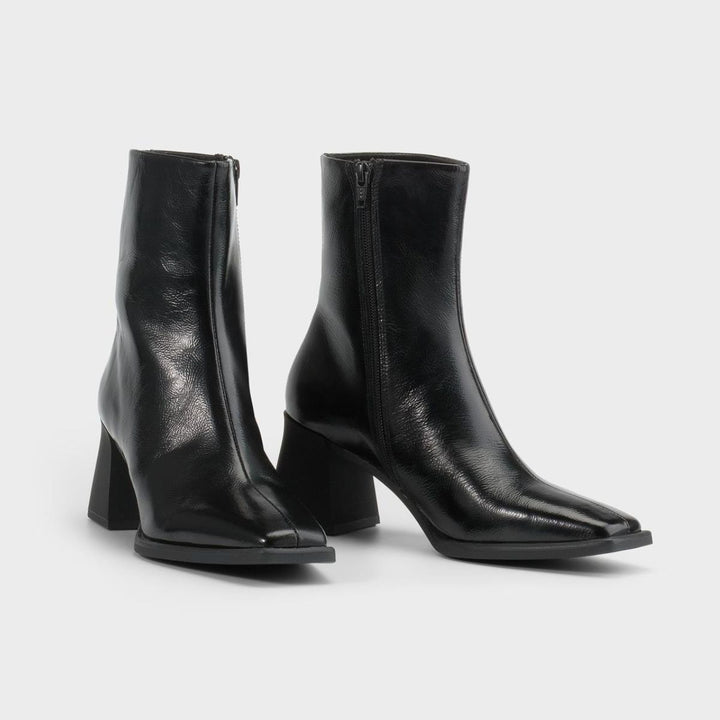 Vagabond Hedda Støvlett Lakk Black W