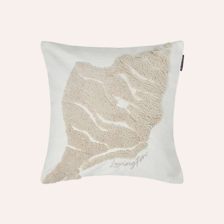 Lexington Rug Shell Pillow Cover White/Beige 50x50