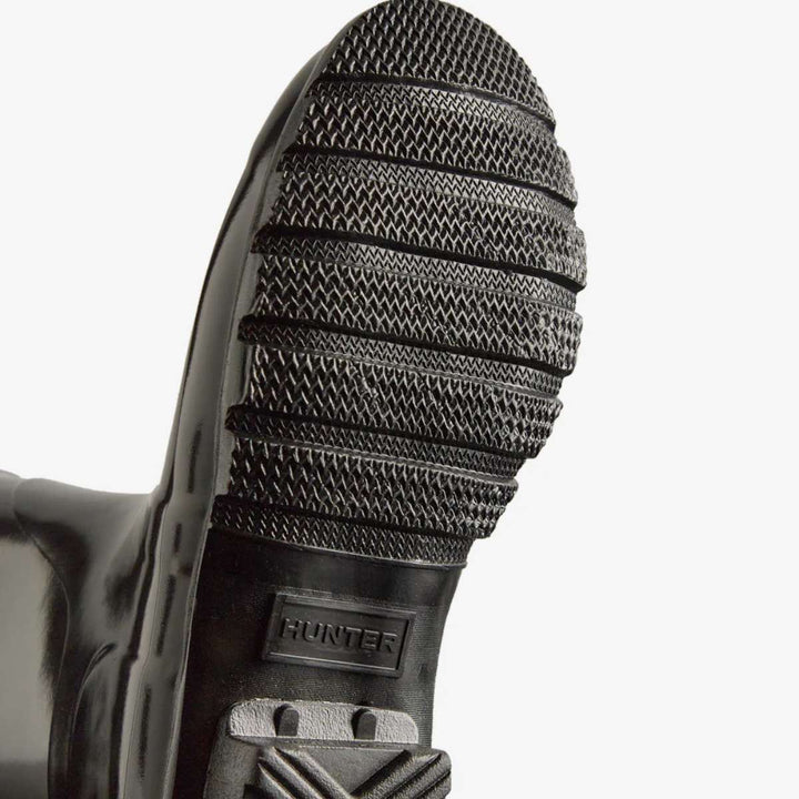 Hunter Original Short Gloss Støvler Black W
