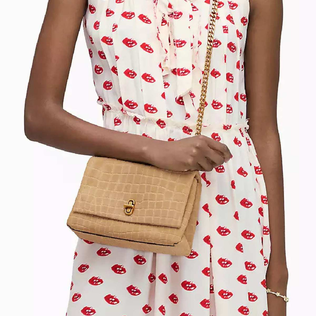 Marc Jacobs The Slim Dual Chain Shoulder Sahara